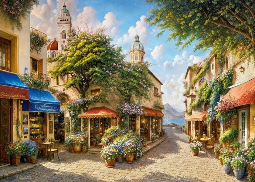 Пазл Італійське свято 1000 елементів CherryPazzi 30691 фото