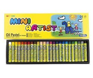 Пастель масляна дитяча Mungyo Mini MOPS 25 кольорів MOPS-25 фото