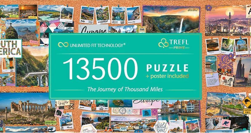 Пазл Безмежна колекція: Подорож на тисячу миль 13500 елементів Trefl 81025 фото