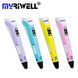 3D ручка Myriwell RP100B с набором Эко-пластика 25 цветов 125 метров Желтая m255j фото 4