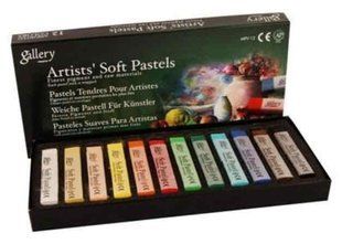 Пастель суха професійна Mungyo Artists' soft pastels АСОРТІ 12 кольорів MPV-12 фото
