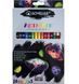 Олівці кольорові двосторонні 14 кольорів + поліруючий олівець та олівець-блендер з точилкою Acmeliae 43978 фото 1