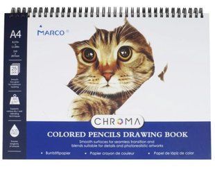 Альбом для рисования Marco Chroma 25 листов А4 300 гр/м 1073-25CBP-(A4) фото