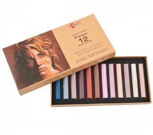 Пастель суха художня Nude colours 12 кольорів Santi 353274 фото