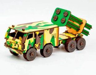 Деревянный 3D конструктор НЕПТУН 127 деталей PuzzleOK Нептун-00989 фото