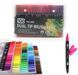 Набір лінерів + фломастерів Josef Otten 100 кольорів Dual Tip Brush Pens MKB-04350 фото 1