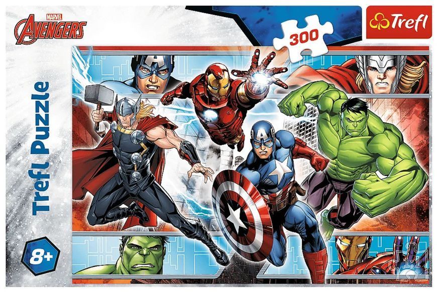 Пазл Мстители Disney Marvel 300 элементов Trefl 23000 фото