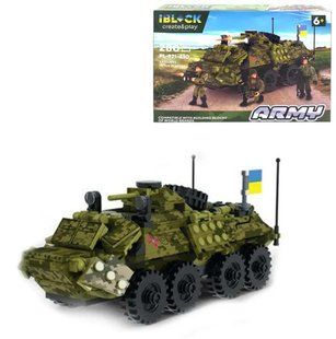 Конструктор Військова техніка Військовий Хаммер 368 деталей IBLOCK PL-921-430 фото