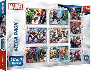 Пазл 10в1 - Герої MARVEL елементів Trefl 90374 фото