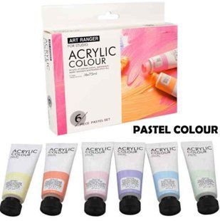 Акрилові фарби набір Пастель "Art rager" 6 кольорів по 75мл 32KRFEA0675-P фото