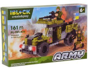 Конструктор IBLOCK Армия Военный джип 161 дет PL-921-426 фото