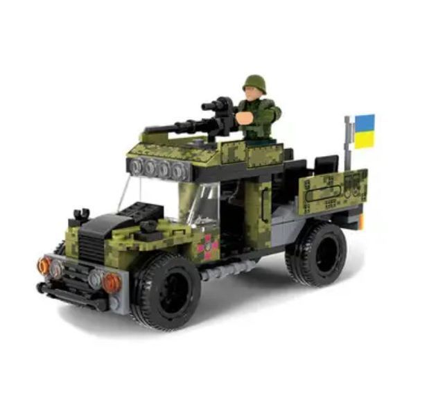 Конструктор IBLOCK Армия Военный джип 161 дет PL-921-426 фото
