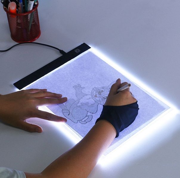 Световой планшет формат А5 для рисования и копирования LED Light Pad A5-1 фото