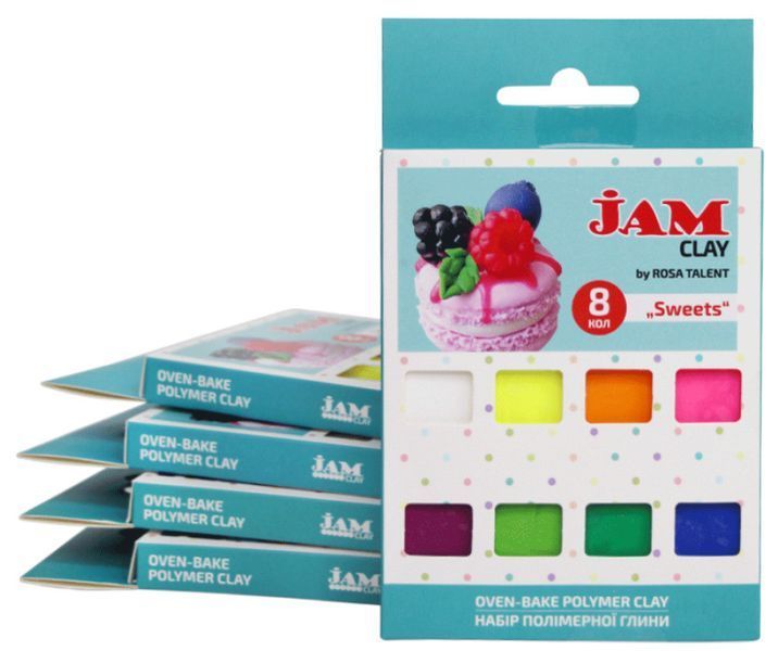 Набір полімерної глини Jam Clay Sweets 8х20г 5059008 фото